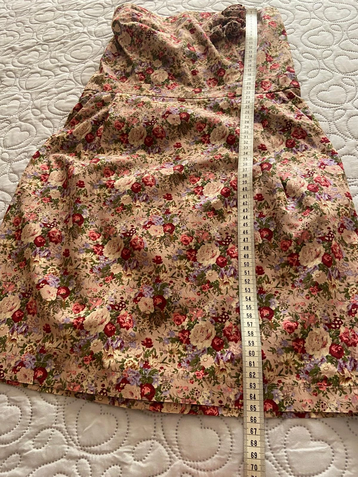 Vestido palabra de honor floral estilo romántico, coquette. Boutique. – photo 16